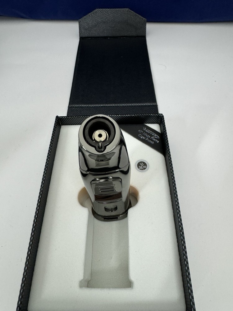 Vector AZTECH - Wind Resistant Large Single Jet Torch Lighter - Yellow - New