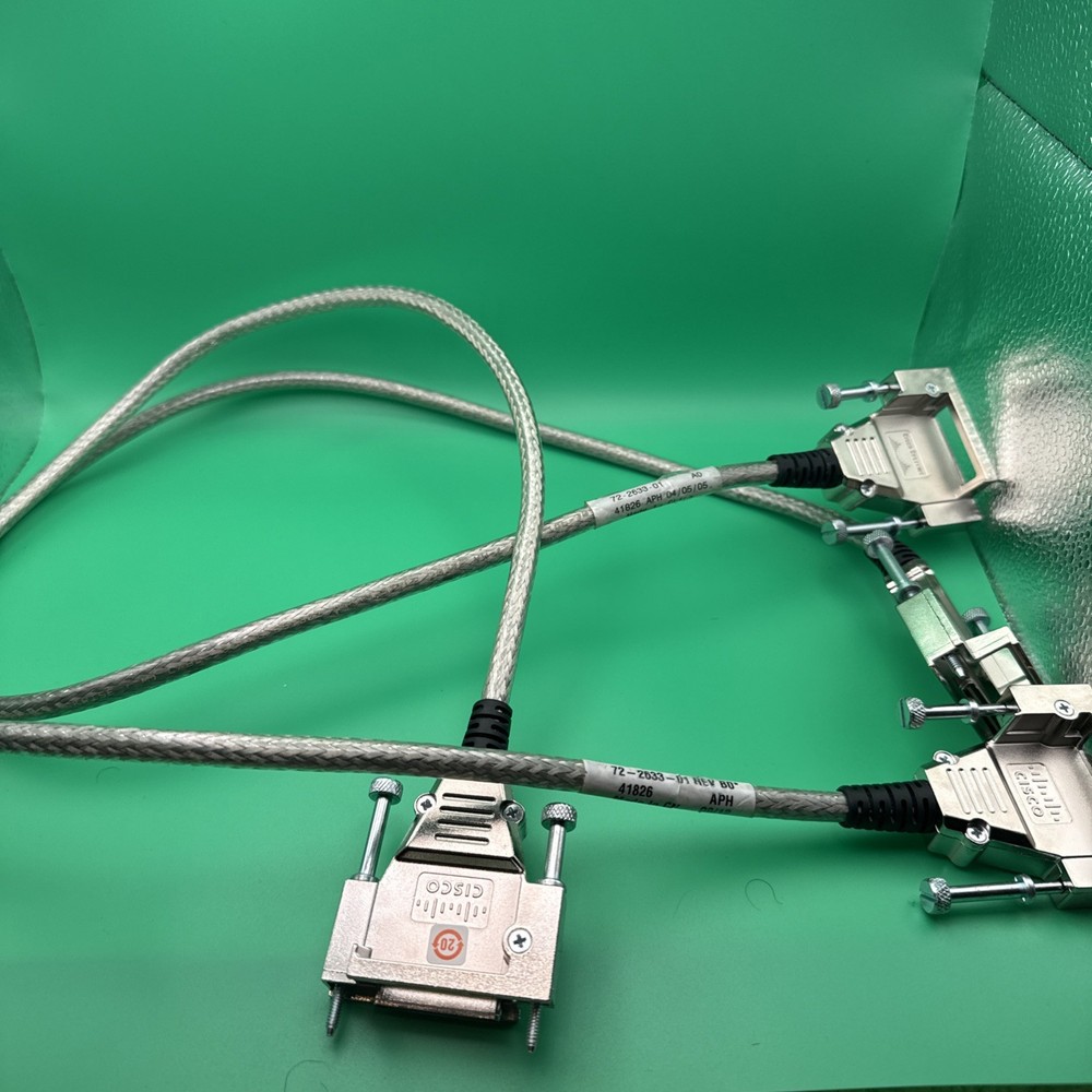 Lot of 2 CISCO 72-2633-01 CAB-STACK-1M StackWise Data Cable