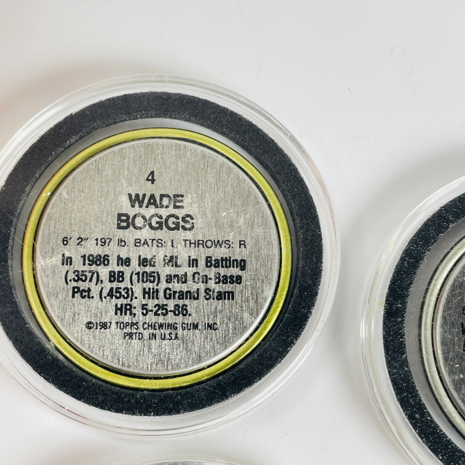 1987 Topps Baseball Coins Lot of 9 Star Players Mattingly Strawberry Puckett