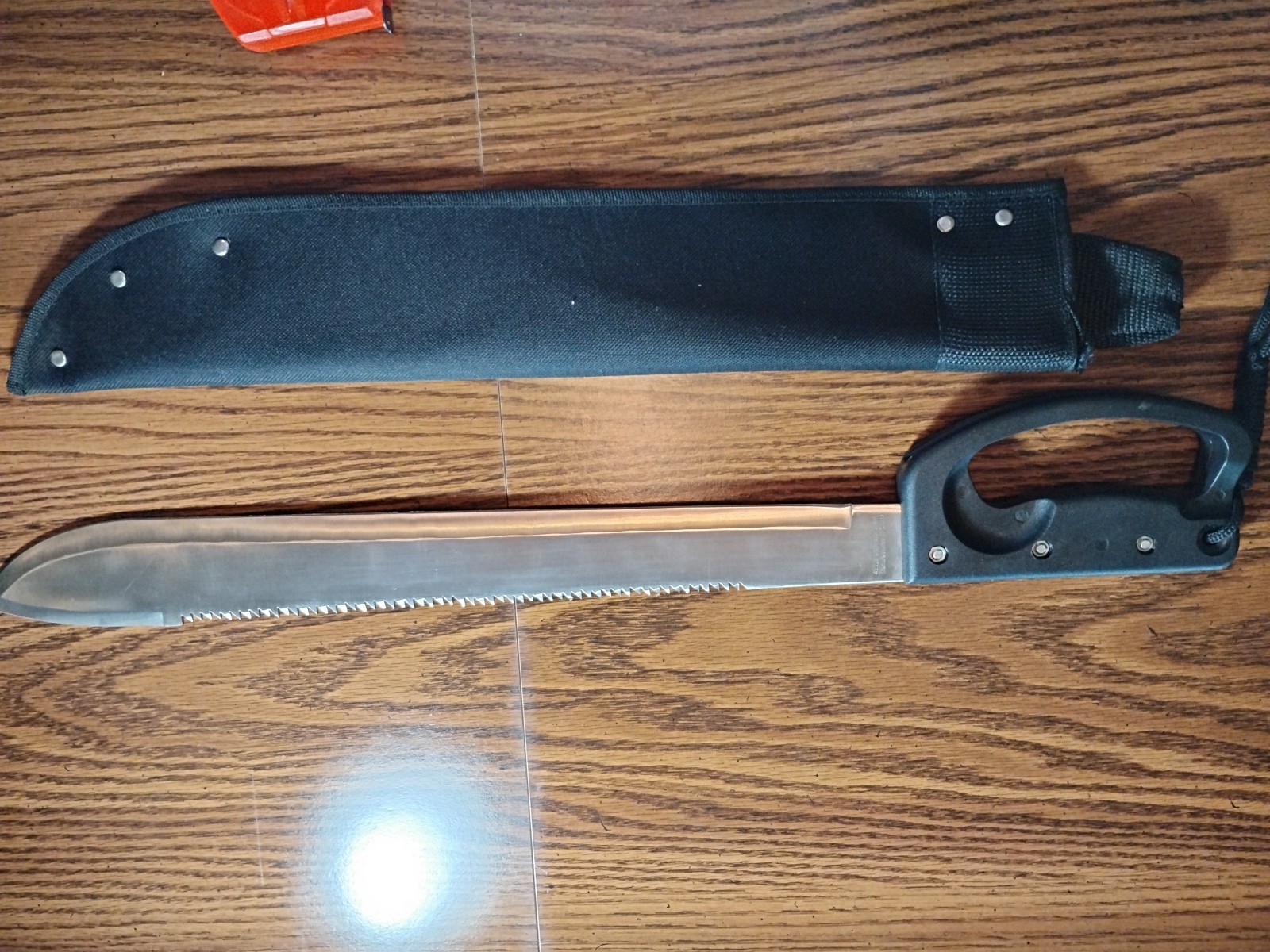 Machete Knife In Sheath
