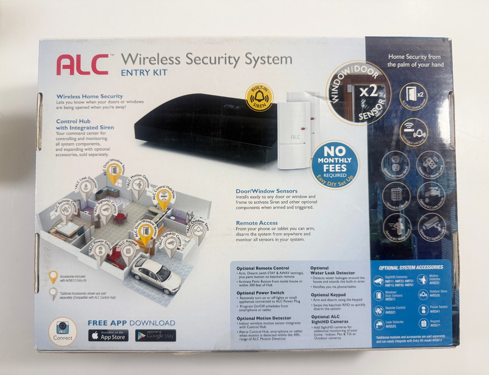 ALC Wireless Security System Entry Kit AHS612