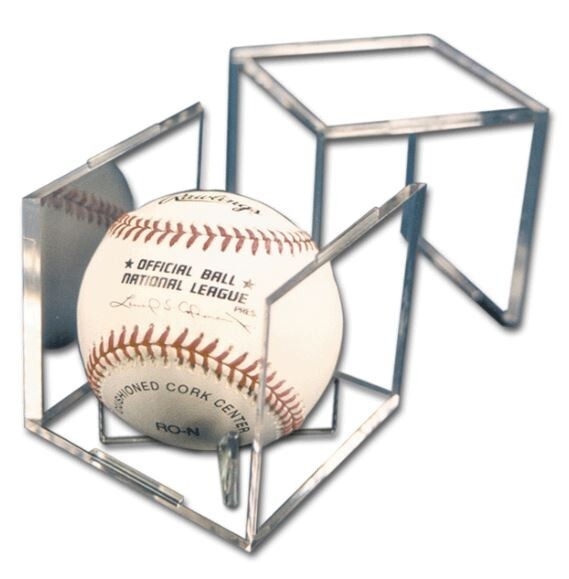 (6 Count) Pro-Mold Ball Cube IV Square Baseball Holder Display Case UV Protected