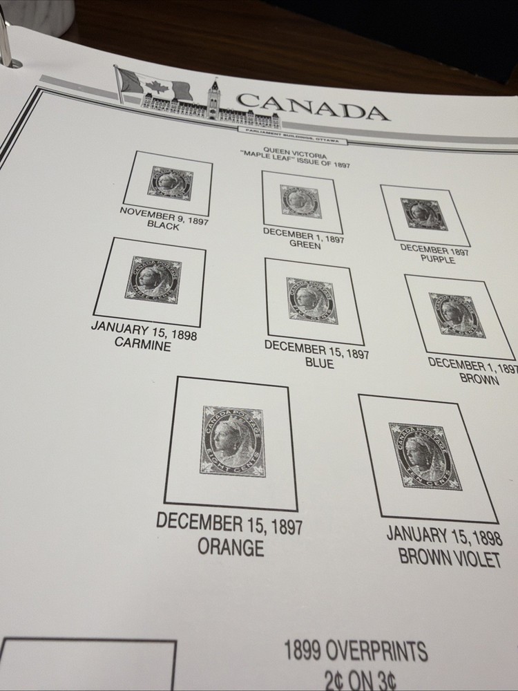Parliament Canada Stamp Album, 1851-1980