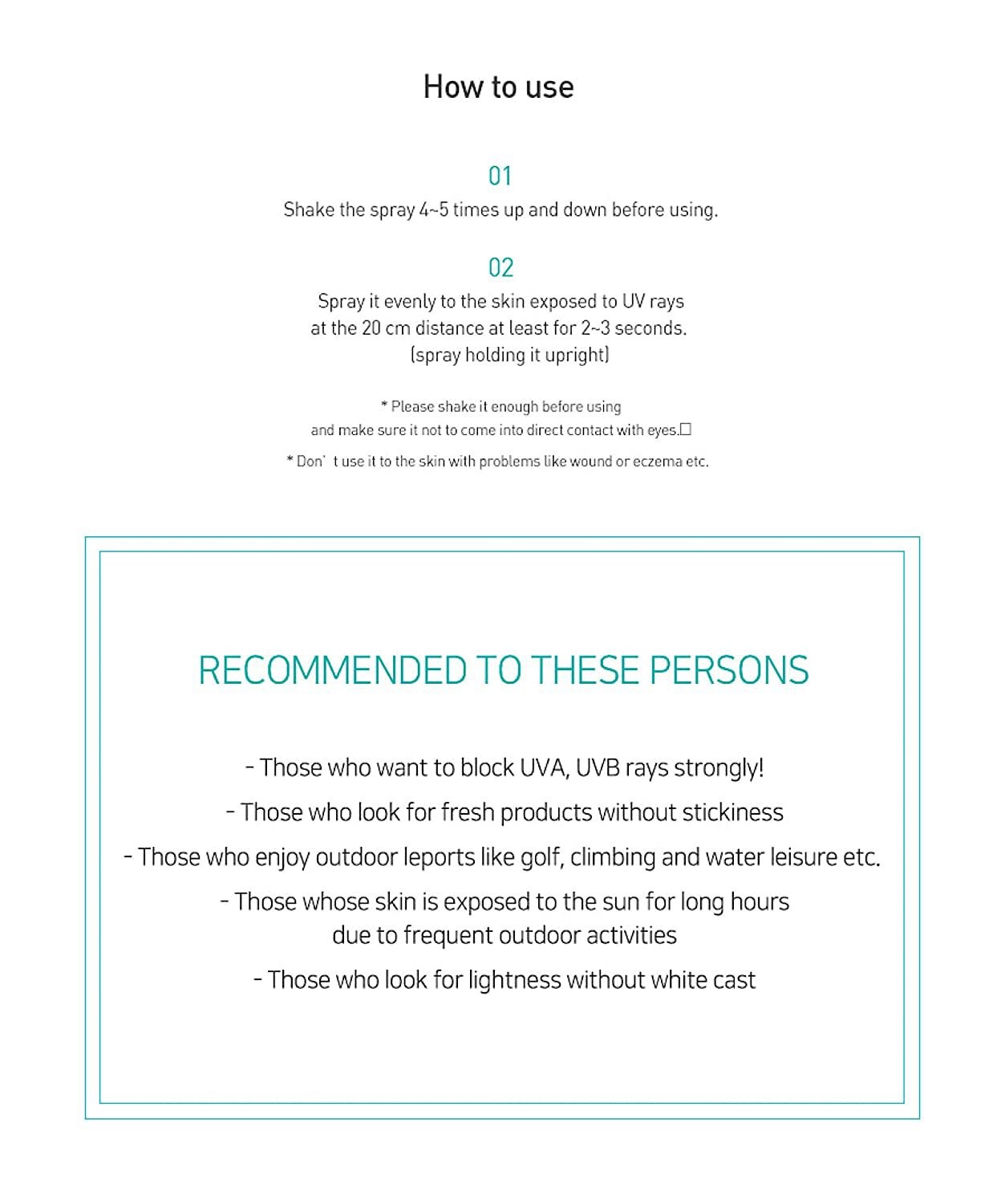 JM solution marine luminous pearl sun spray 180ml / 6.08 fl.oz