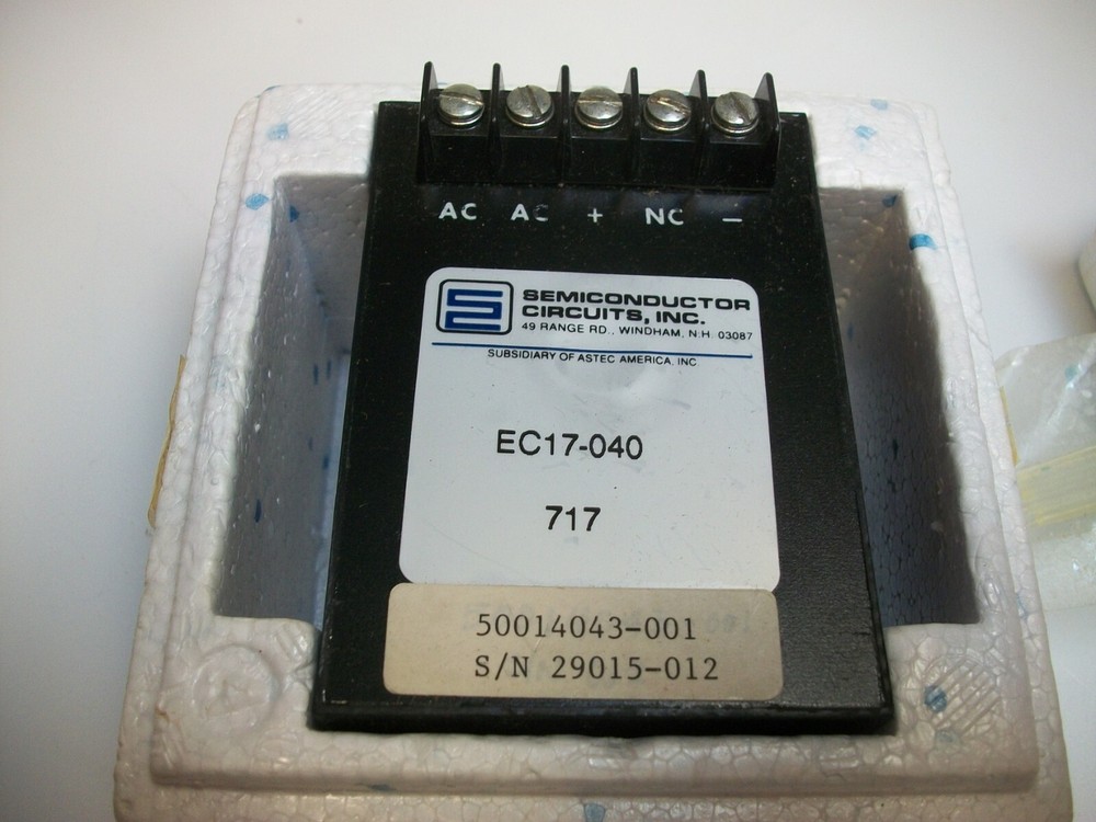Semiconductor Circuits Ec17-040 Ac-Dc Regulated Power Supply New