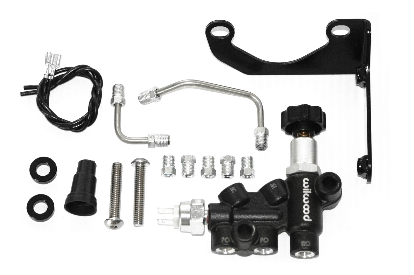 Wilwood Polished 1" Bore Master Cylinder & Adjustable Proportioning Valve