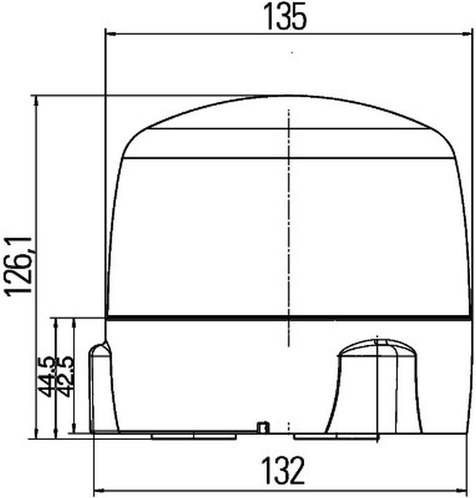 HELLA Rotating Beacon RotaLED - 2RL010979-021