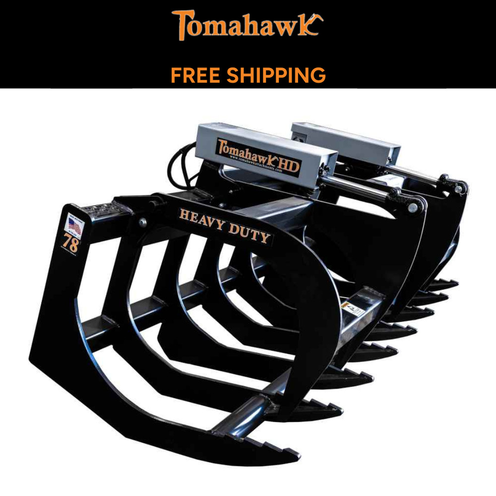 Tomahawk 78" HD Two-Cylinder Brush Grapple