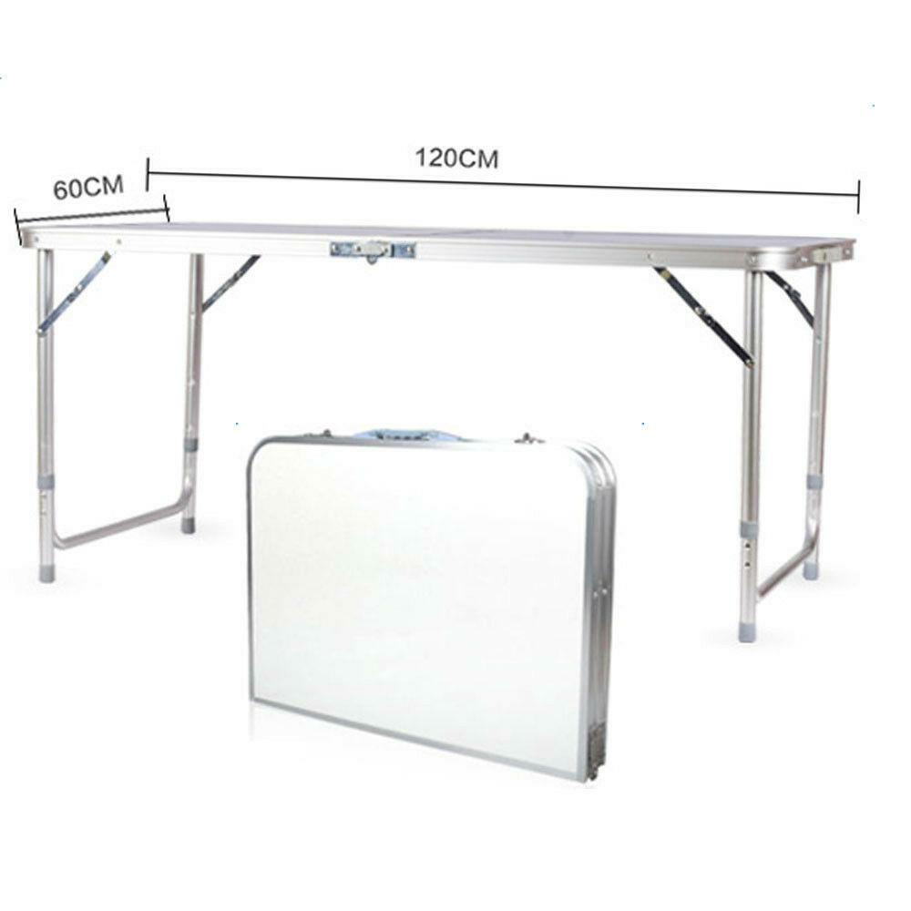 Aluminum Folding Table 4'Portable Indoor Outdoor Picnic Party Camping Tables NEW