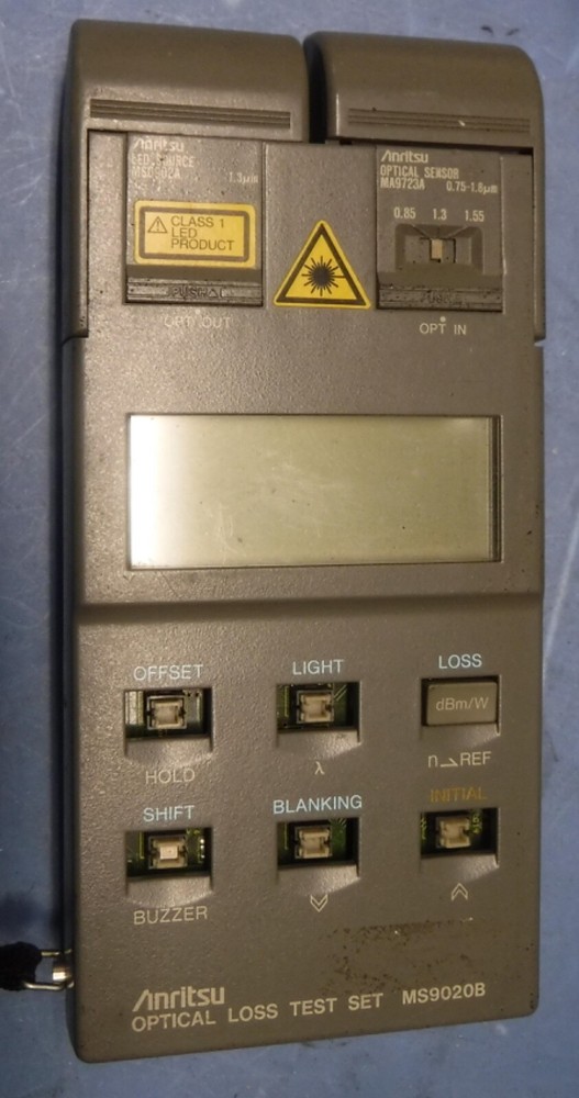 ANRITSU OPTICAL LOSS TEST SET MS9020B   UNINSTALLED COND.