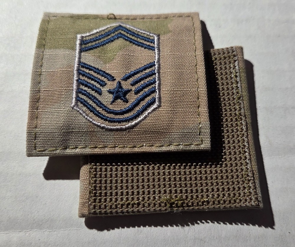 US Space Force Rank (used prior to Sep 2021) Senior Master Sergeant (hook & loop