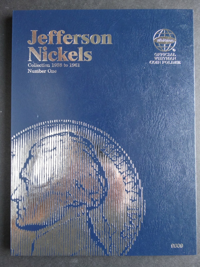 Set of 3 Whitman Jefferson Nickel Coin Folders Number 1-3 1938-2025 Book