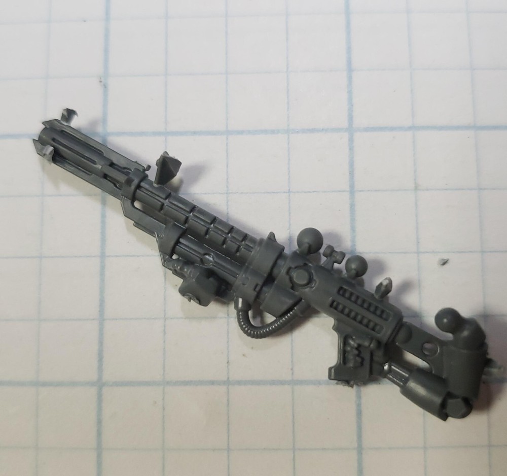 Warhammer 40k Necron Bits Deathmark Synaptic Disintegrator w Power Cable #37