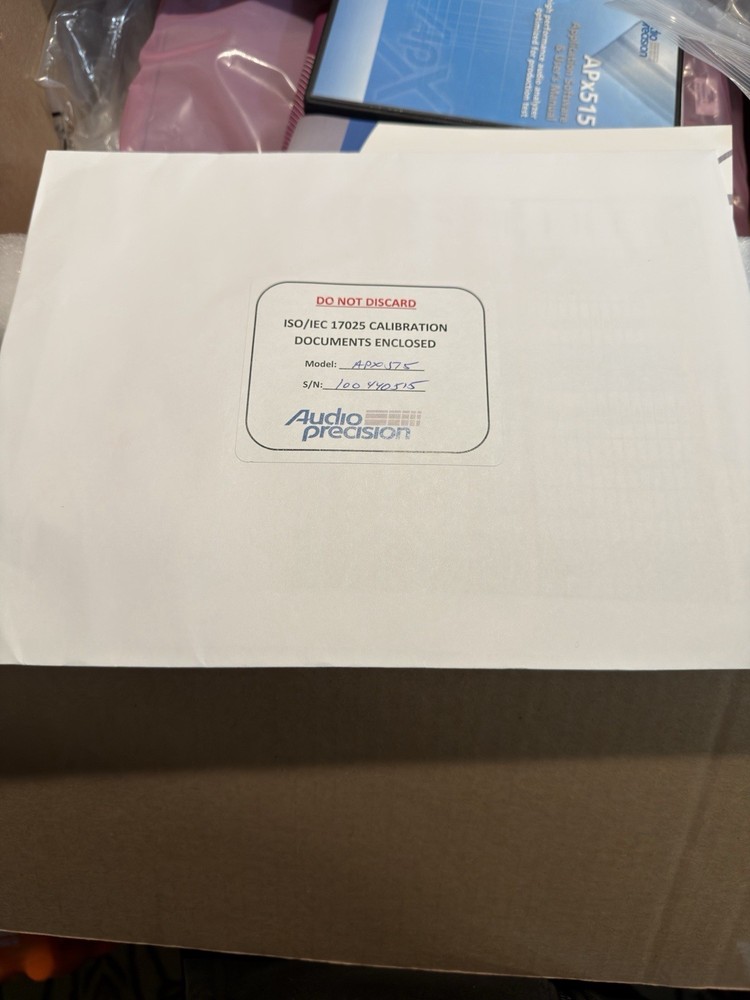 Audio Precision APx515 Audio Analyzer - B Series -