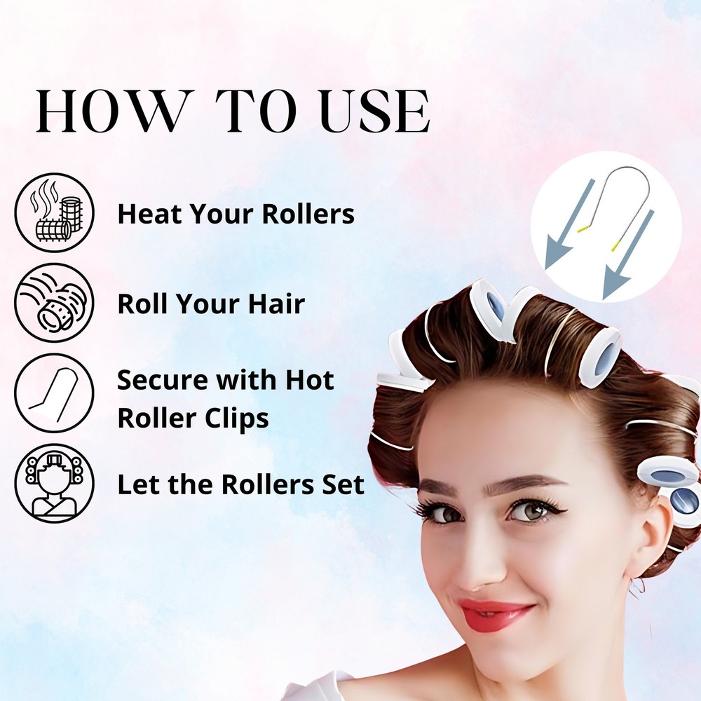 Sta-Rite Hot Roller Clips for Electric Rollers | Large | 8 Count*