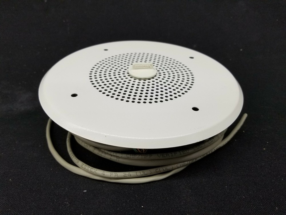 NEW! ~ Valcom V-1010C 4" Self Amplified Flush Mount Ceiling Speaker