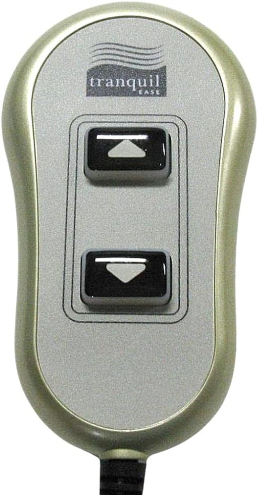 Lift Chair Lighted Hand Control 11560UX - 2 Button Function - Silver Plastic - C