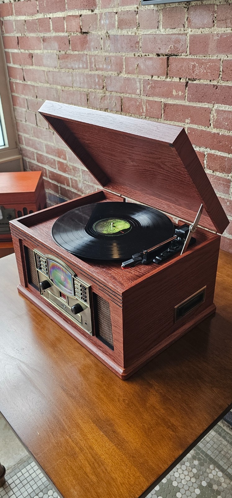 Crosley CR42D-PA Lancaster Turntable Bluetooth Record Player - Open Box Savings!