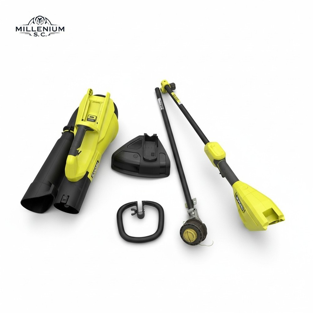 RYOBI 40V 15" String Trimmer & 550 CFM Blower Combo Kit - TESTED - Bare Tool