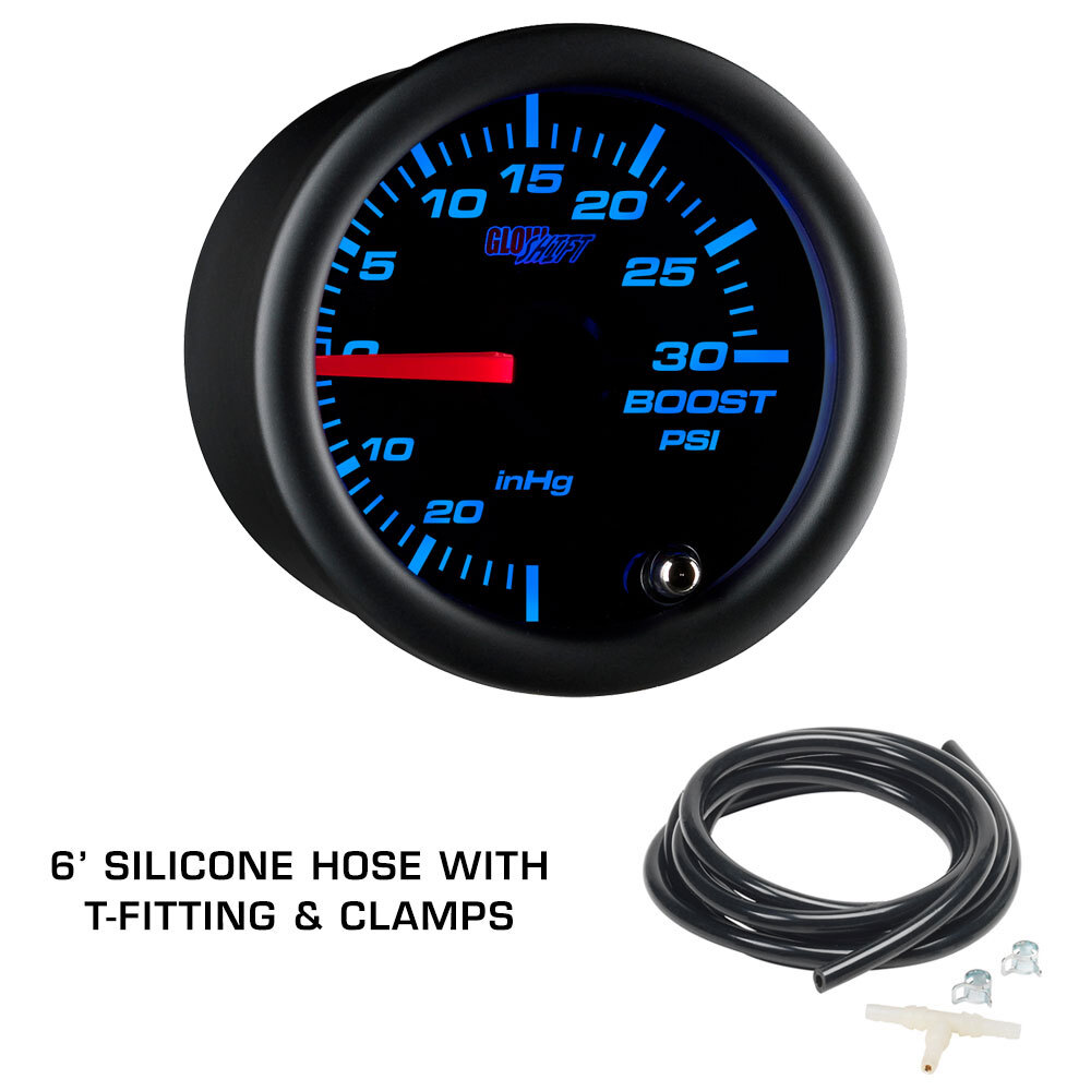 GlowShift Boost, Oil Temp & Trans Temp Gauges + Pod for 08-15 Lancer Evo X