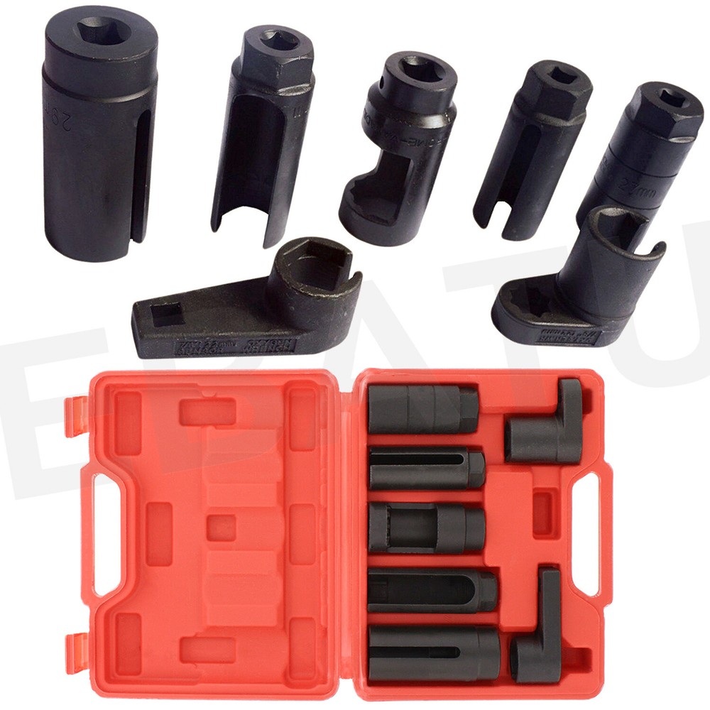7PCS Oxygen Sensor & Oil Pressure Sending Unit Master Sensor Socket Set Tool