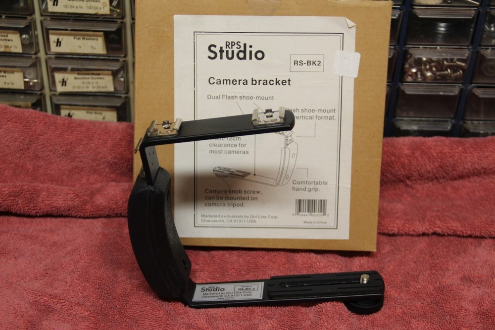 RPS STudio Camera Bracket with dual flash shoe mount