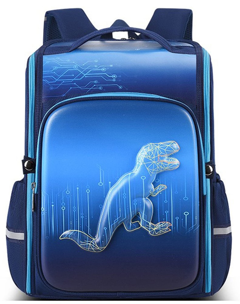 Boy Backpack - U-shaped Back , 360° Opening, 3D Hardshell Backpack-Dinosaur