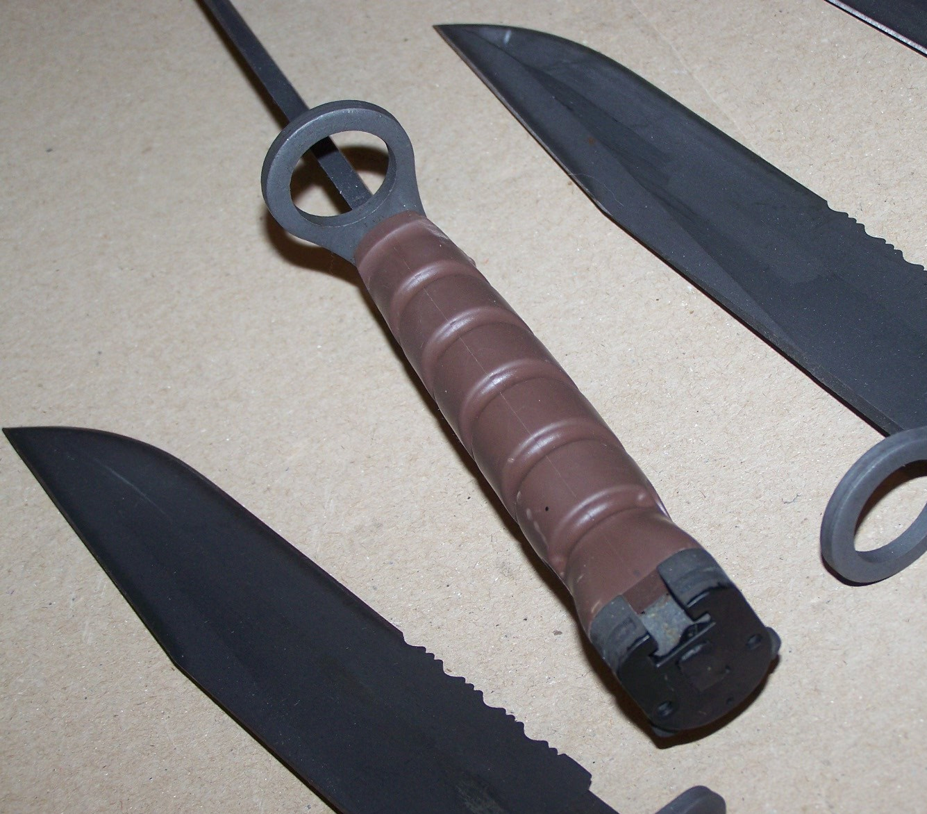 Vintage OKC3S Knife Marine Corps USMC Bayont & No Scabbard Ontario OKC-3S