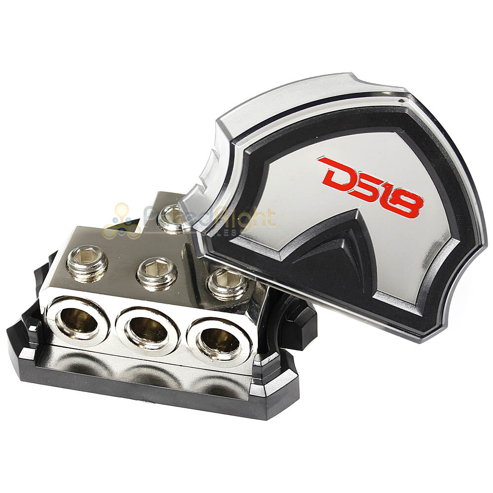 DS18 0 Gauge to 0 gauge Outputs Set Screw Ground Distribution Block AWG DB1030