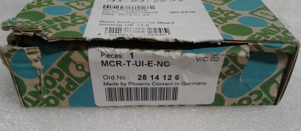 Phoenix Contact 2814126 MCR-T-UI-E Programmable Temperature Measuring Transducer