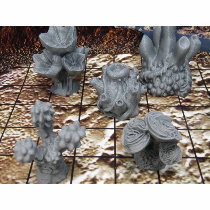 Alien Planet Trees & Flora Scatter Terrain Scenery