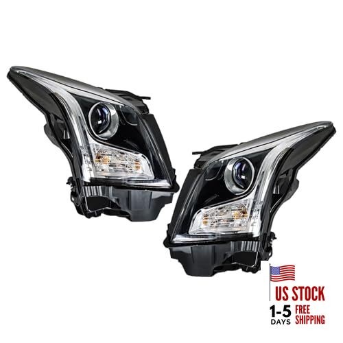 Headlights Assembly Replacement for ATS 2013-2018 Driver and Left & Right Side