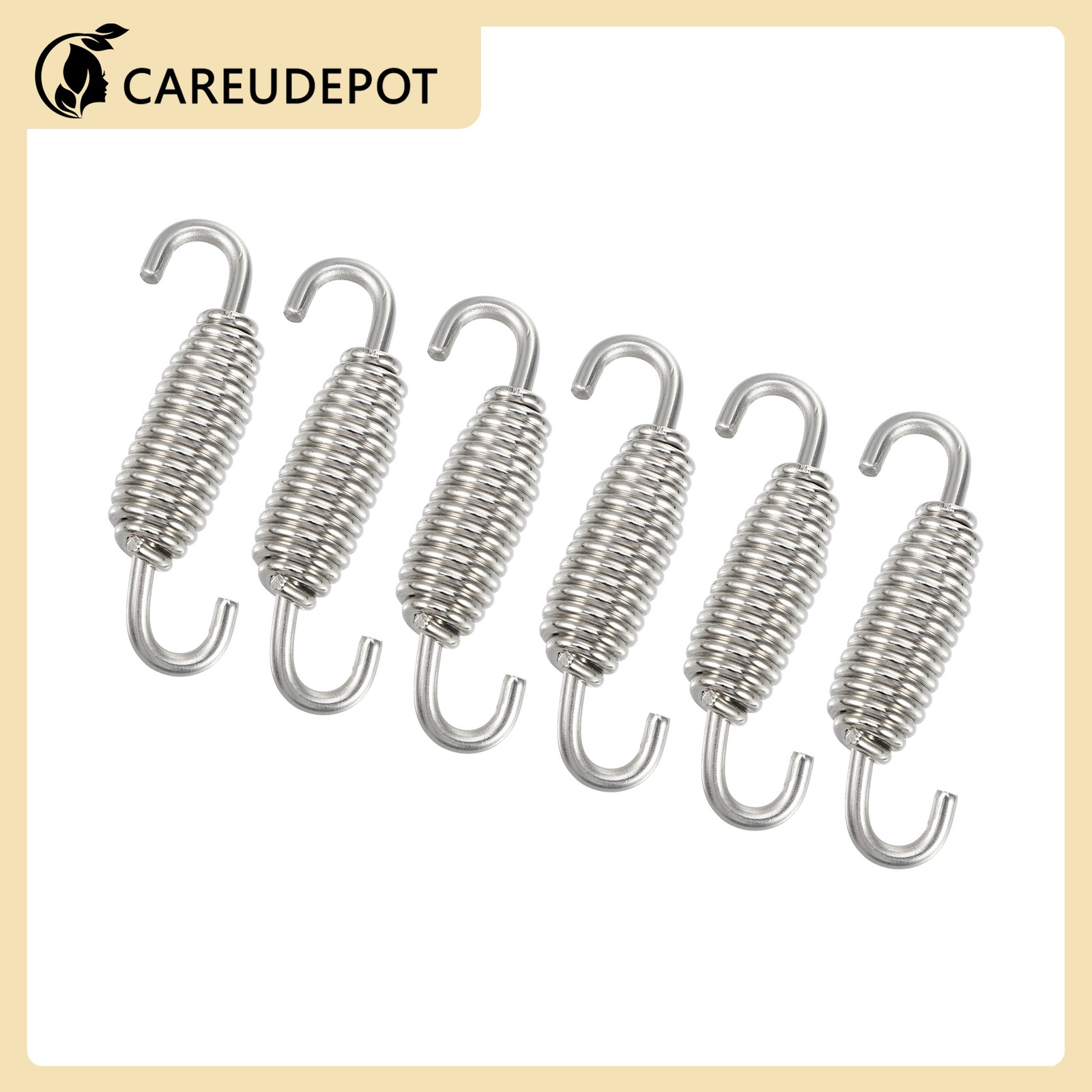 55mm 2.17" Motorcycle Muffler Exhaust Pipe Spring Univ Universal Item of 6