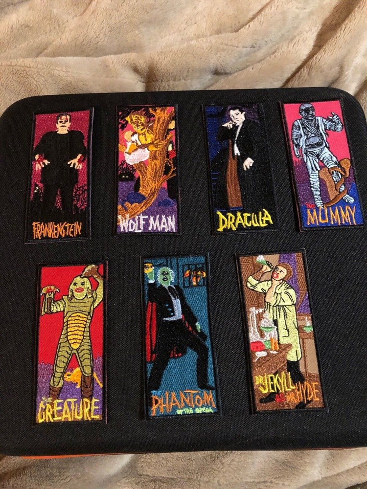 CREATURE MONSTER AURORA MODEL BOX ART PATCH Embroidered Horror IRON ON