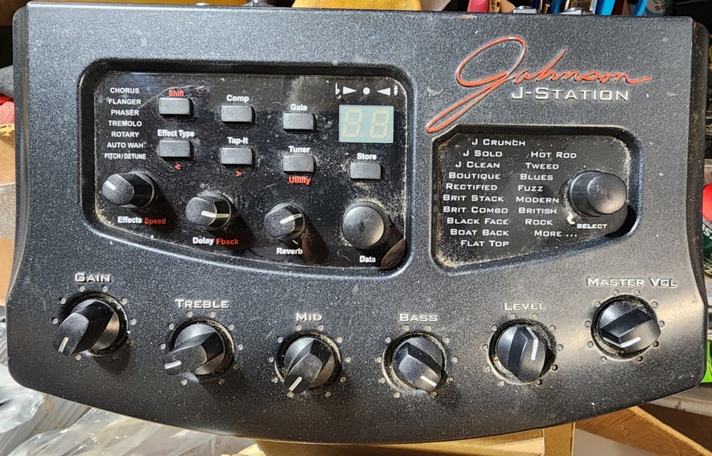 Johnson J-Station Guitar Amp Modeler Multi Effects Processor No PSU