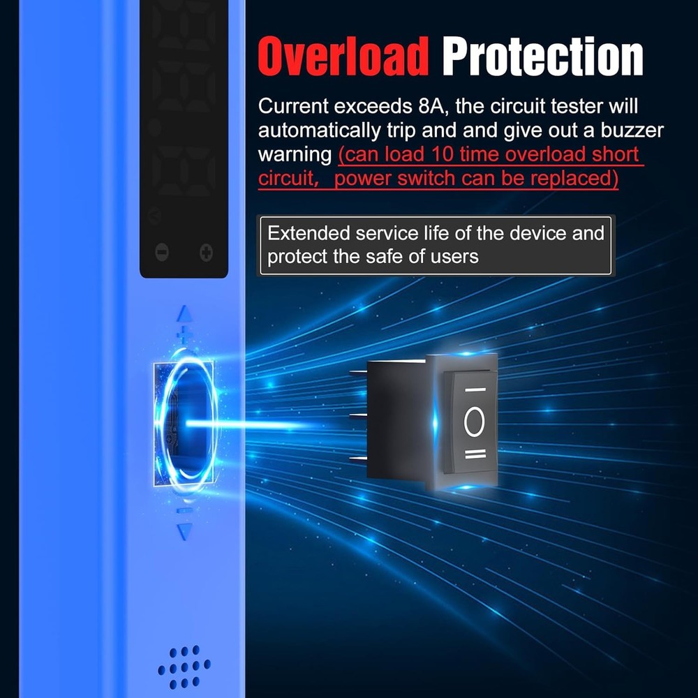 Electrical Tools Circuit Tester Component Activation Continuity Test 0-80V