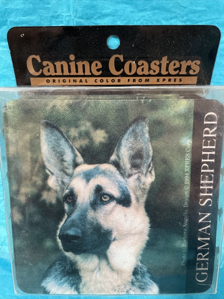 XPRESS CANINE COASTERS GERMAN SHEPHERD DOG