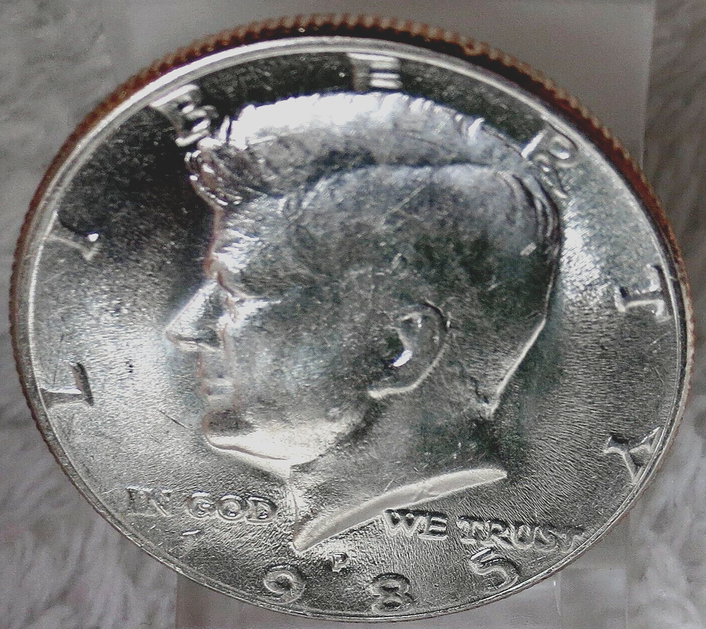 1985 P+D KENNEDY HALF DOLLAR SET, RETURNS OK