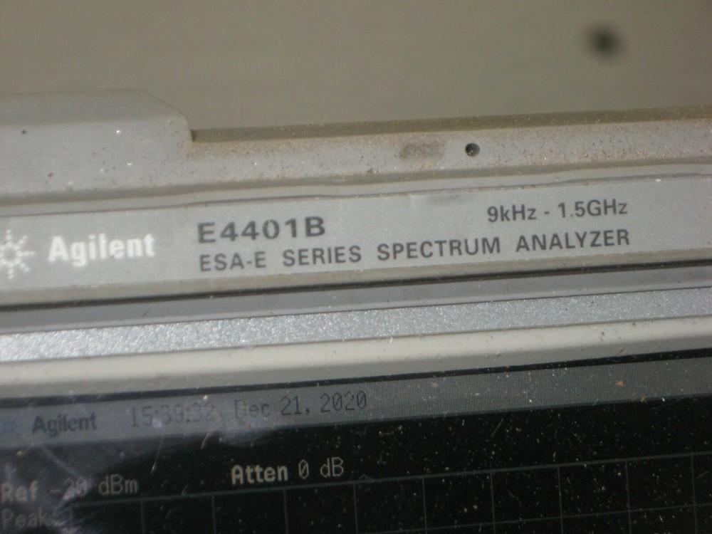 AGILENT-HP E4401B SPECTRUM ANALYZER