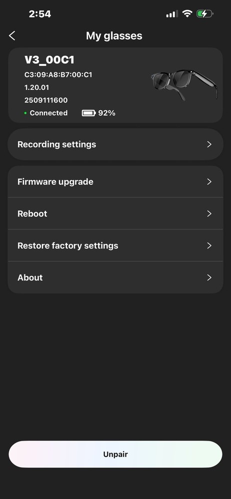 MightyOpara SMART AI GLASSES WITH SECURITY CAMERA