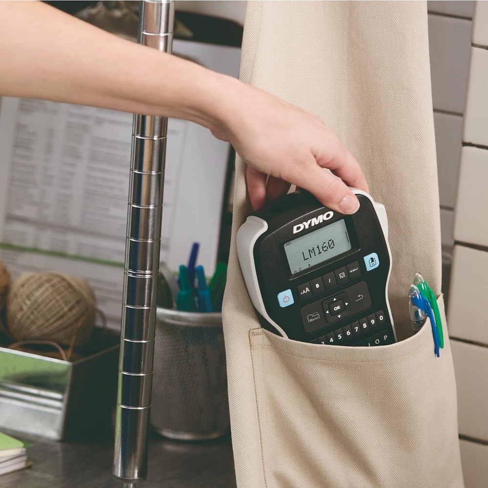 DYMO Label Maker LabelManager 160 Portable Maker, Machine Only, Black