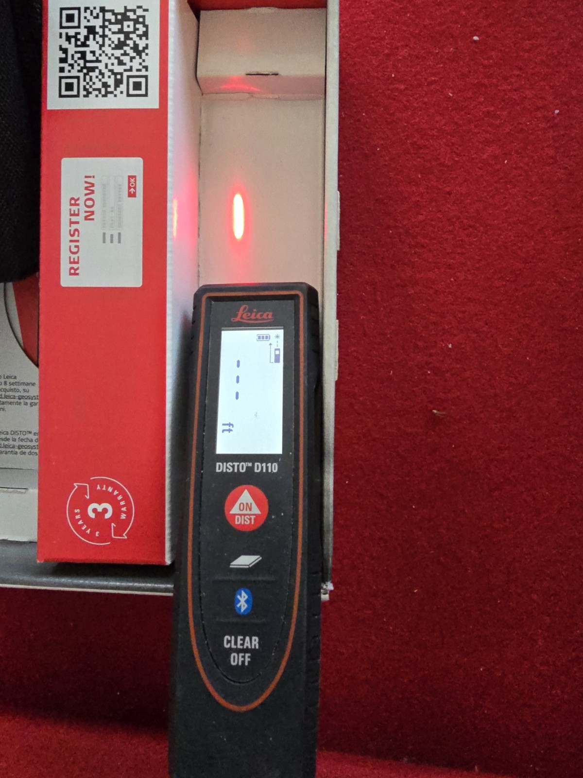 Leica Bluetooth Laser Measure Disto D110