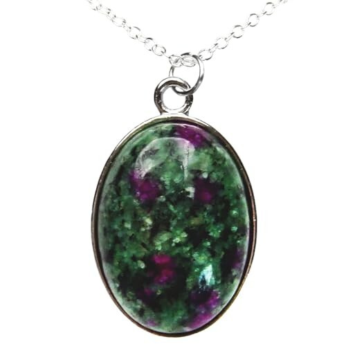 Gemstone Necklace - 8. RUBY ZOISITE