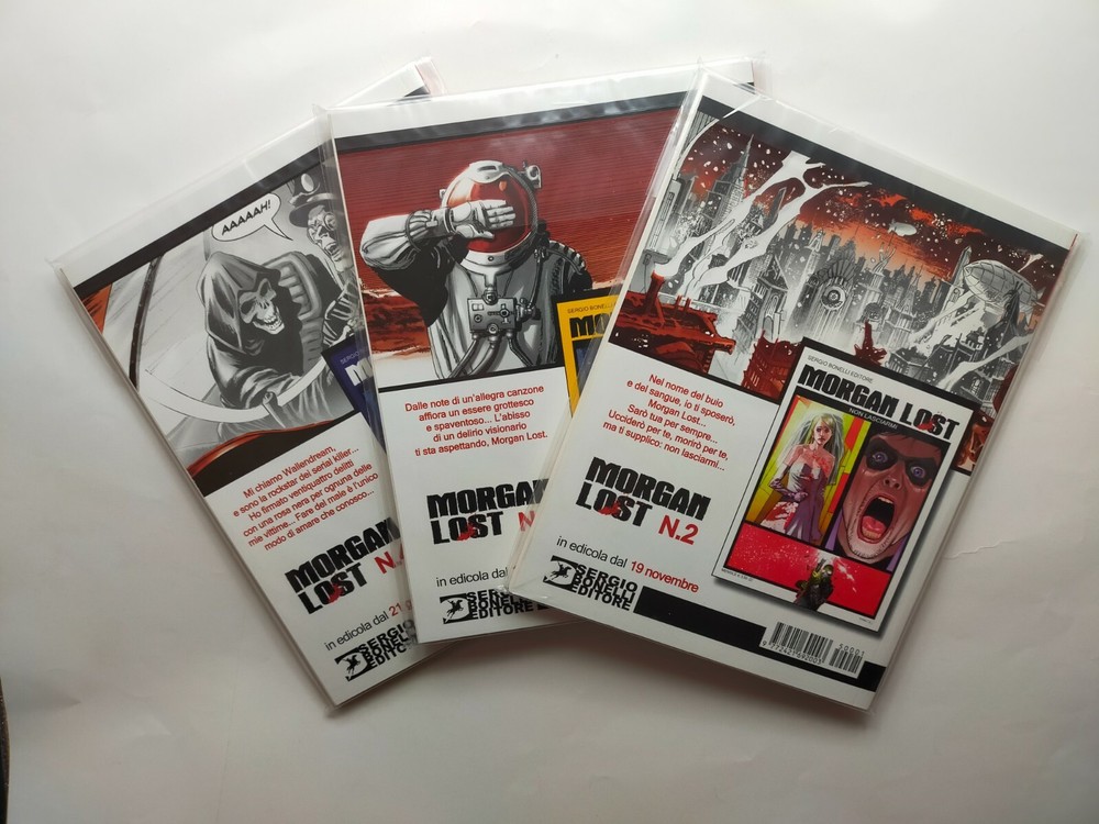 complete sequence series MORGAN LOST 1/17 ed.BONELLI