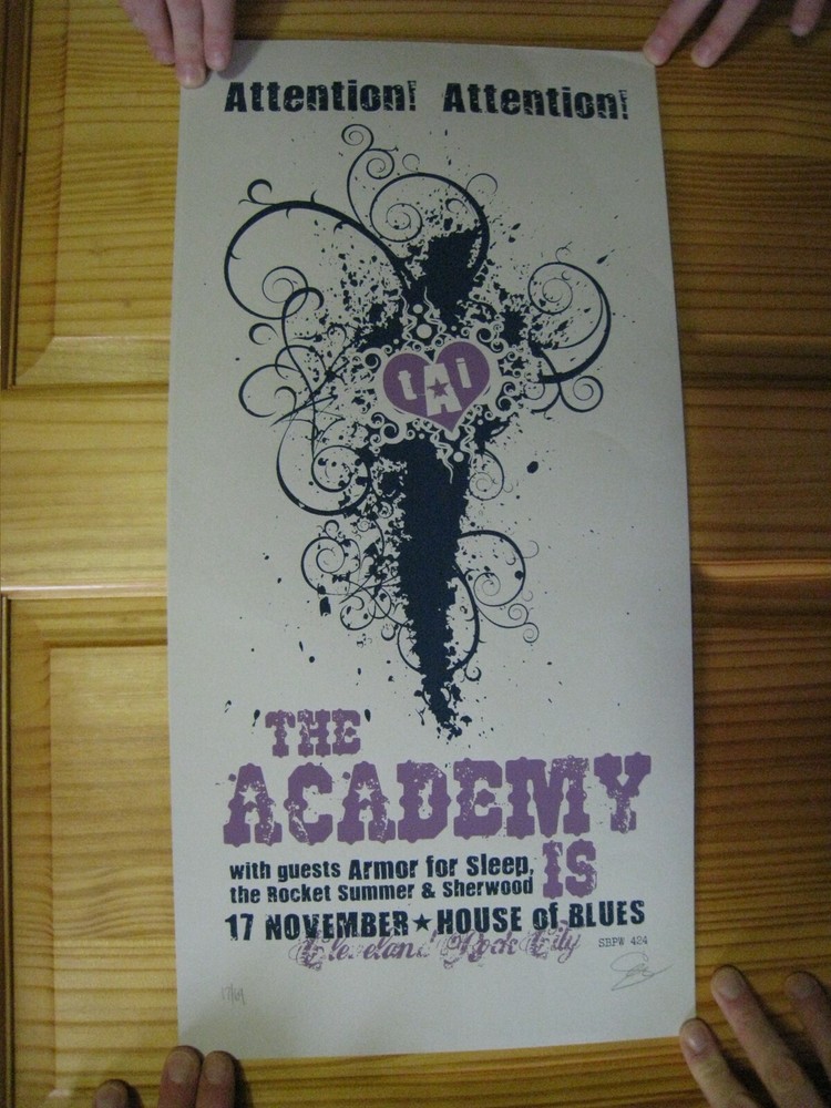 The Academy is Poster November 17th