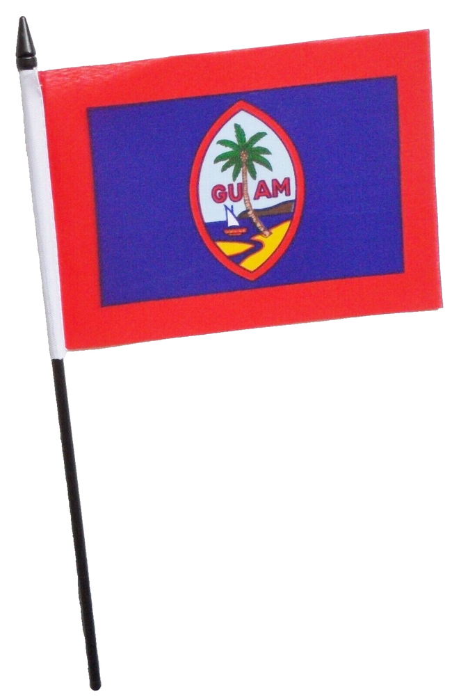 Guam Small Hand Flag (6" x 4")