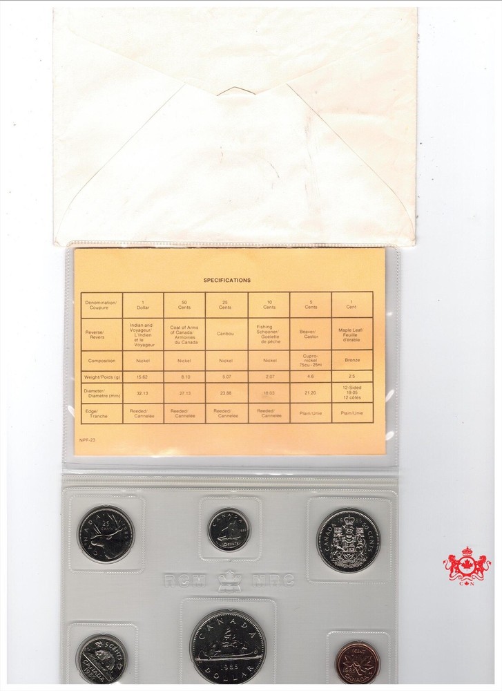 1985 Canada Experimental Proof Like Set - Royal canada Mint -