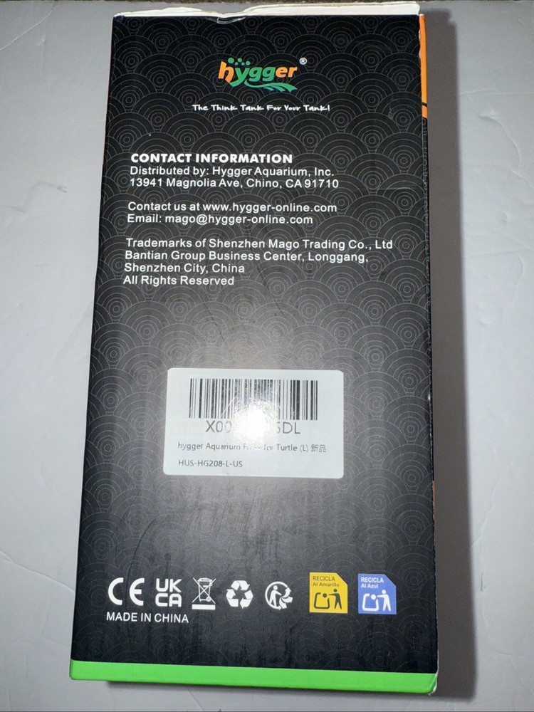 hygger Hexagonal Prisms Turtle Filter HG208-L