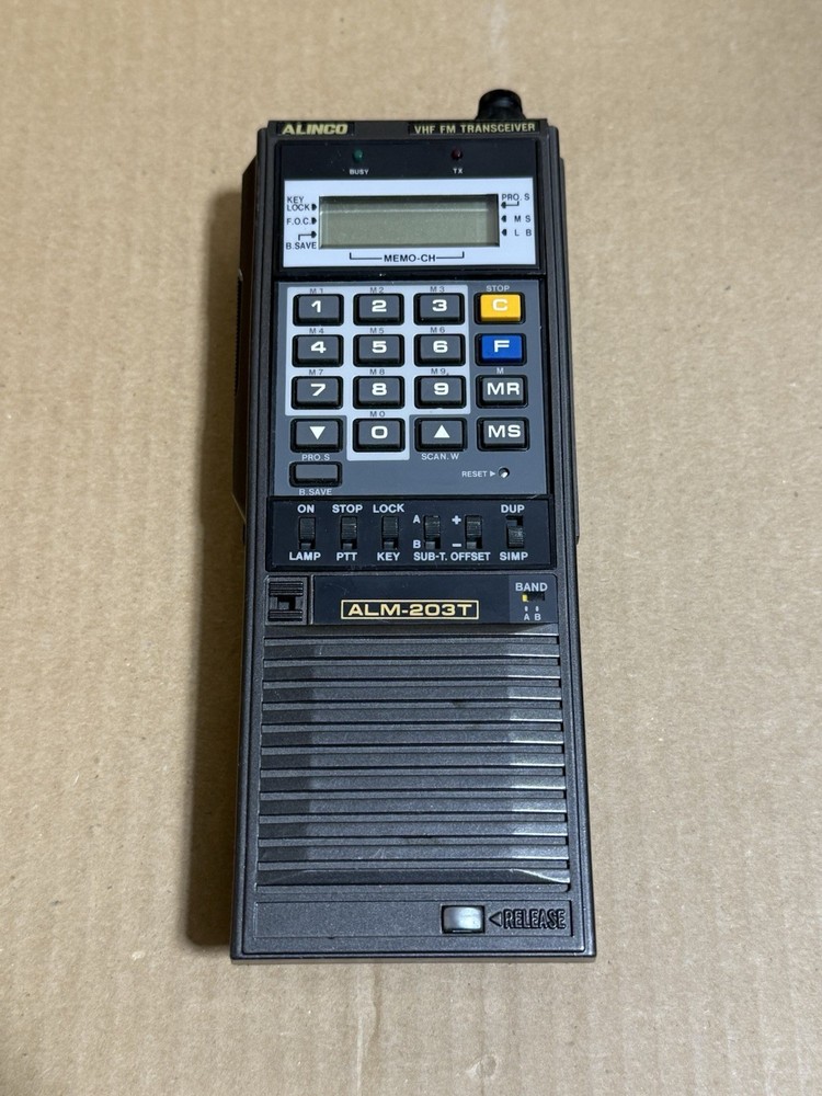 Alinco ALM-203T VHF FM HANDHELD Transciever  NO BATTERY