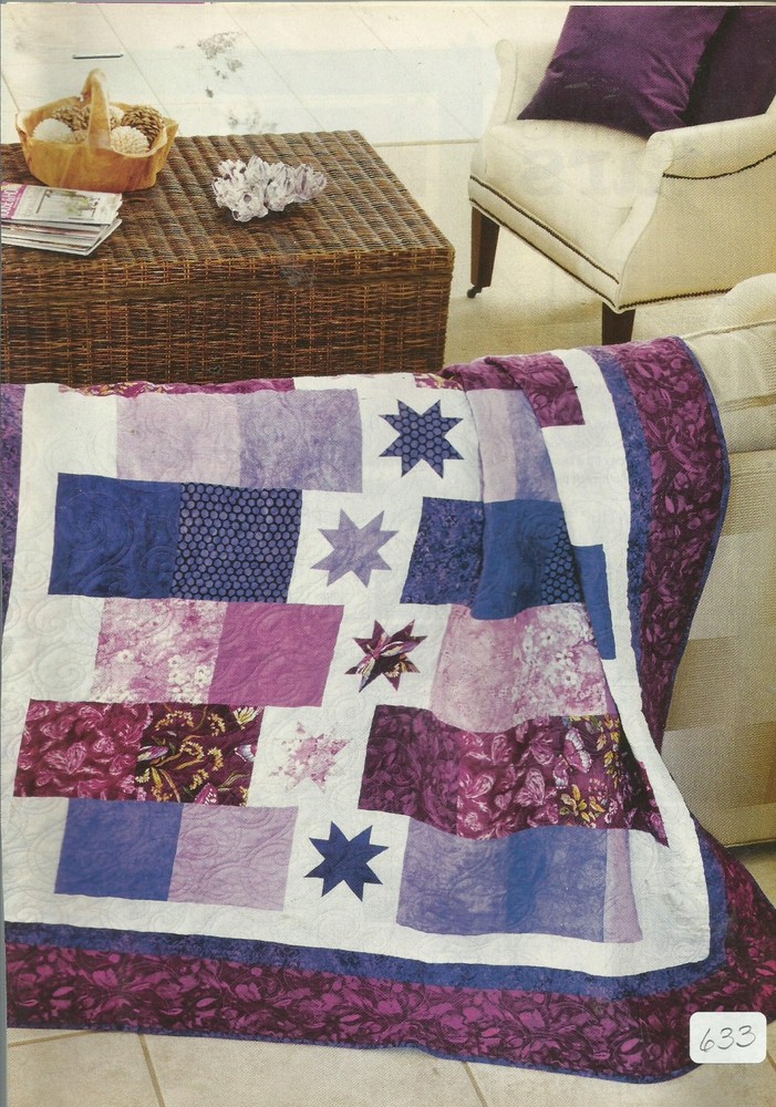 A0124  BLUEBERRY PARFAIT QUILT PATTERN/INSTRUCTIONS